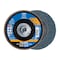 Pferd 5" x 5/8-11 Thd. POLIFAN Flap Disc - Z PSF STEELOX, Zirconia, 60 Grit, Flat 63016 - alternate 1